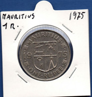 MAURITIUS - 1 Rupee 1975  -  See Photos -  Km 35 - Maurice