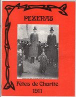 Livre 34 - PEZENAS, Fêtes De Charité 1911, Copies De Cartes Postales De La Fête, 20 Pages, 1986 - Languedoc-Roussillon