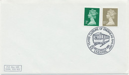 GB SPECIAL EVENT POSTMARKS 25 YEARS CLOSURE OF OVERHEAD RAILWAY 30 DECEMBER 1981 LIVERPOOL - Postmark Collection