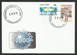 Cabo Verde Cap Vert Nouveau Millénaire FDC 2000 Cape Verde Millennial Passage FDC - Cap Vert