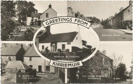 AC4504 Greetings From Kirriemuir - Auld Licht Manse - Brechin Road - JM Barrie's Theatre And Birthplace / Viaggiata 1960 - Angus