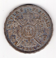 88 - FRANCE - Second Empire - Napoléon III Tête Laurée - 5 Francs 1868 A - 5 Francs