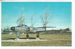 57449) Canada R.C.A.F. North Bay Military Aircraft CF-100 Jet Interceptor - North Bay