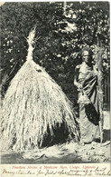 UGANDA (Ouganda) - Heathen Shrine & Medicine Man, Usoga - Voyagée Aux USA En 1907 - R/V - Ouganda