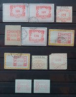 12 - 22 // Schweiz - Suisse - Lot De Timbres Automates - Automatenzegels