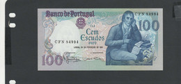 PORTUGAL - Billet 100 Escudos 1981 NEUF/UNC Pick.178b - Portugal