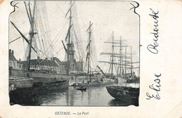 CPA Ostende - Oostende - Le Port - Bateaux Dans Le Port - Carte Precurseur - Oostende