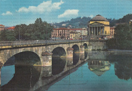 CARTOLINA  TORINO,PIEMONTE,PONTE VITTORIA EMANUALE I-LA GRAN MADRE DIO-CULTURA,MEMORIA,BELLA ITALIA,VIAGGIATA 1968 - Bruggen