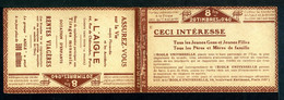 Carnets 194-C1 Et C4-- Semeuse 40C Vermillon- Couverture Vide Série 110 E. - Vecchi : 1906-1965