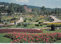 CARTOLINA  TORINO,PIEMONTE,IL CASTELLO MEDIOEVALE ED UN ANGOLO PITTORESCO DEL VALENTINO-BELLA ITALIA,VIAGGIATA - Castello Del Valentino