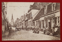 CPA Abîmée - Hondschoote - Rue De L'Ouest   (  Hondshoote  ) - Hondshoote