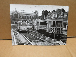 BRUXELLES ? Photographie Tramways Vers 1960 - Schienenverkehr - Bahnhöfe