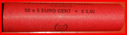 * GREECE: CYPRUS ★ 5 CENTS 2019 UNC ROLL! MOUFLONS! NEW MODIFICATION!  LOW START ★ NO RESERVE! - Rouleaux