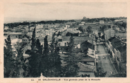 1937 Algérie Chlef Orléansville الشلف Vue Générale Prise De La Mosquée El Djazaïr الجزائر  Algérie Française Coloniale - Chlef (Orléansville)