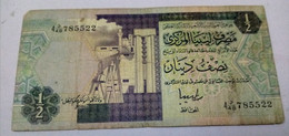 LIBYA  P. 58c , 1/2 Dinar , 1991 - Libya