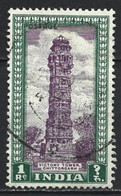 India 1949. Scott #218 (U) Victory Tower, Chittorgarh - Usados