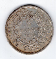 115 - FRANCE - 3ème République - 5 Francs HERCULE -1873 A - 5 Francs