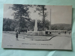 88-7-10     BAGNEAUX-SUR-LOING    Le Monument Aux Morts - Bagneaux Sur Loing