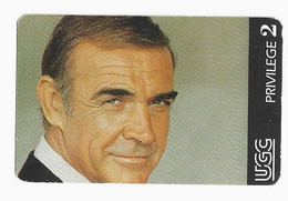 FRANCE CARTE CINEMA UGC SEAN CONNERY FILM JAMAIS PLUS JAMAIS DATE 13 SEPT 1992 - Kinokarten