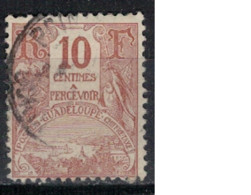GUADELOUPE     N°  YVERT  TAXE 16   OBLITERE     ( OB    03/ 45 ) - Timbres-taxe