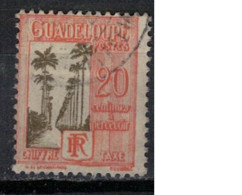 GUADELOUPE     N°  YVERT  TAXE 33   OBLITERE     ( OB    03/ 45 ) - Timbres-taxe