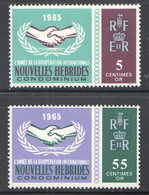 1965  Année De La Coopération Internationale Légendes Françaises  Yv 223-4  * - Neufs