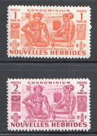 1953   Indigèmes  1fr, 2fr  Yv 152-3 ** - Nuovi