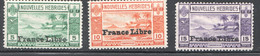 1941 Paysage Syrchargés «France Libre»  Yv 124-7  ** - Ongebruikt
