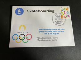 (2 N 24 A) 2024 France - Paris Olympic Games (28-12-2022) Sport / Skateboarding - Sommer 2024: Paris