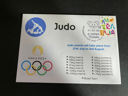 (2 N 24 A) 2024 France - Paris Olympic Games (28-12-2022) Sport / Judo - Verano 2024 : París