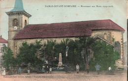 CPA Damas Devant Dompaire - Monument Aux Morts - Colorisé Et Animé - Paul Testart - Rare - Other & Unclassified