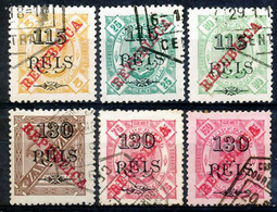 !										■■■■■ds■■ Zambezia 1915 AF#82-87 ø REPUBLICA On 1902 Set (x2593) - Zambezia