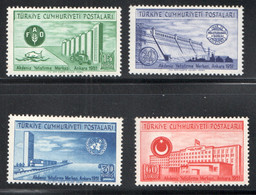 1951 Centre D'instruction économique De La Méditerrannée  Sc 1051-4  * - Unused Stamps