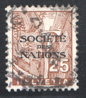 1934  Société Des Nations Paysages 25 Rp Zum 45 Oblitéré - Oficial