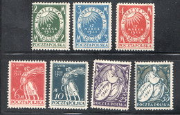 1921  Constitution  Set Of 7  Sc 156-162  * - Unused Stamps