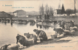 Palencia España (7442) Dársena Del Canal De Castilla, Raro - Palencia