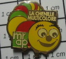 SP10 Pin's Pins : BEAU ET RARE : ANIMAUX / LA CHENILLE MULTICOLORE MRAP - Animaux