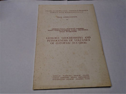 GEOLOGY GEOCHEMISTRY & PETROGENESIS OF VOLCANICS OF COTOPAXI ECUADOR PAULO NAREBSKI BAKUN-CZUBAROW PROCHAZKA WICHROWSKI - Geowissenschaften