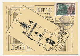 FRANCE - Carte Locale - Journée Du Timbre 1969 - Transport Des Facteurs - 83 TOULON - 15/3/1969 - Brieven En Documenten