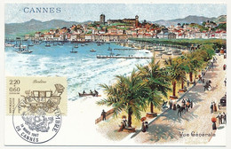 FRANCE - Carte Locale (hors Fédération) - Journée Du Timbre 1987 - Berline - 06 CANNES - 14/3/1987 - Stamp's Day