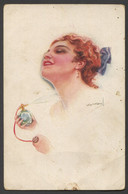 USABAL Painter - Woman Girl With Perfume, Old PC - Usabal