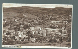 Devon Postcard Coombe Martin Sweetman Posted 1947 Woodlands - Plymouth