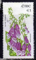 EIRE IRELAND IRLANDA 2004 2006 WILD FLOWERS FLORA FOXGLOVE DIGITALIS PURPUREA € 1.00 USED USATO OBLITERE' - Used Stamps