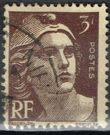 FR VAR 81 - FRANCE N° 715 Obl. Marianne De Gandon Variété 3 L Au Lieu De 3 F - Oblitérés