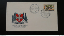Lettre Cover Jumelage Philatélique Kleinbettingen Bastogne Luxembourg 1970 - Briefe U. Dokumente