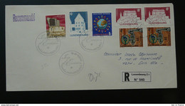 Lettre FDC Recommandée Registered FDC Cover Luxembourg 1982 - Briefe U. Dokumente