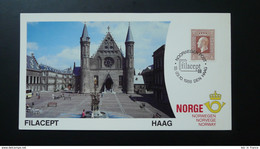 Carte Souvenir Card Filacept 1988 Den Haag Norway - Covers & Documents
