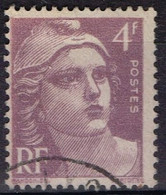 FR VAR 82 - FRANCE N° 718 Obl. Marianne De Gandon Variété Lilas Gris - Oblitérés