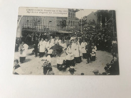 Cortenbosch  Kortenbos   Sint-Truiden    Feesten Van 12 Mei 1912   Mgr Rutten Dragende Het Allerheiligsten - Sint-Truiden