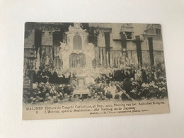 Malines  Mechelen   Clôture Du Congrès Catholique 26 Sept 1909  N° 8  L'Estrade - Mechelen